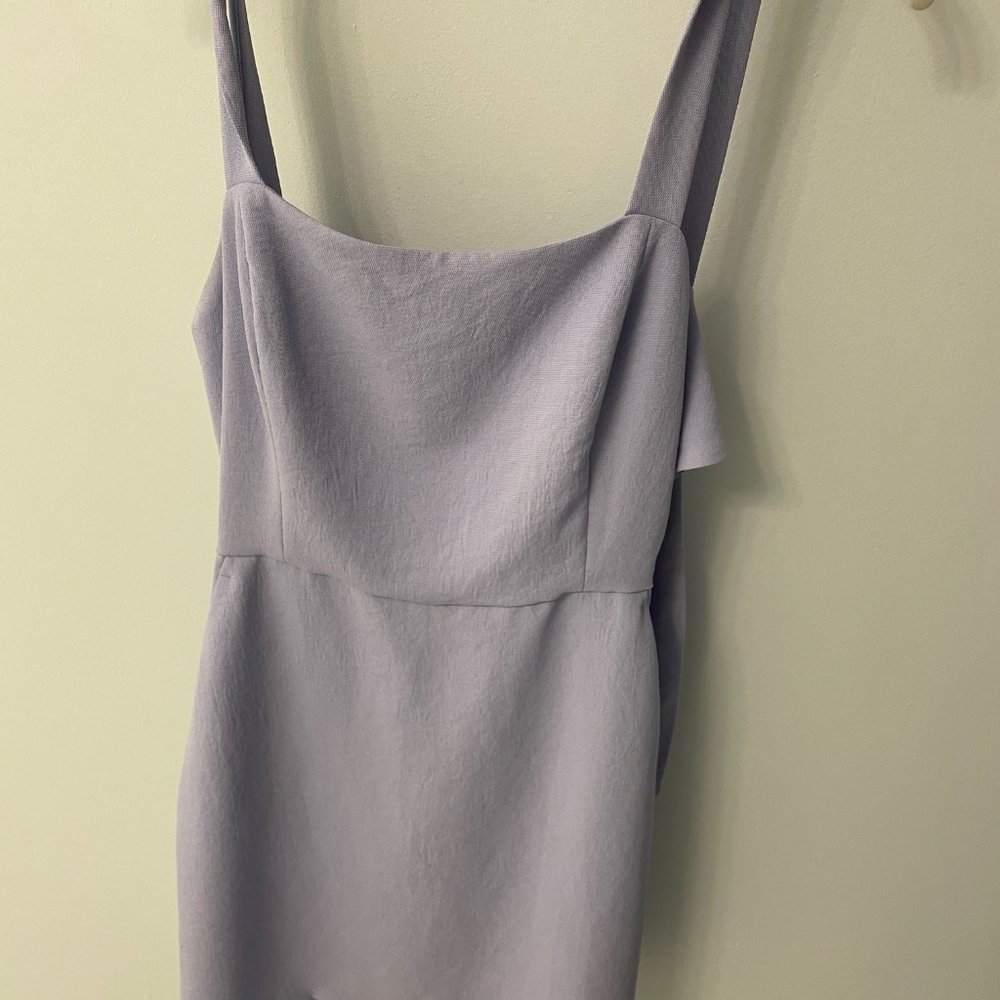 Aritzia Lavender Tie Back Dress (SZ:10)